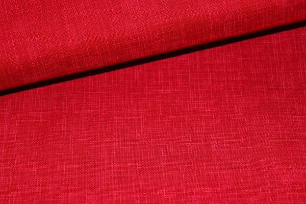 Designerbaumwollstoff Quilters Linen - Crimson  (10 cm)